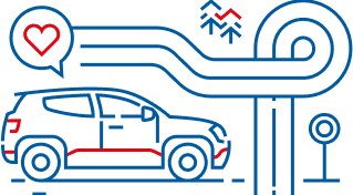 Car insurance illustration